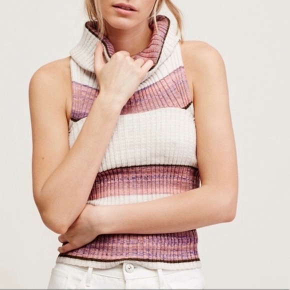 Free People Sweaters - Free People Medium Carly Rib Sweater Tank Top